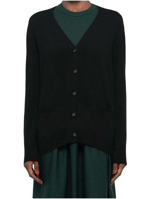Cardigan da donna in misto lana , scollo a V, tasche applicate, colore black POLO RALPH LAUREN | 211972138003